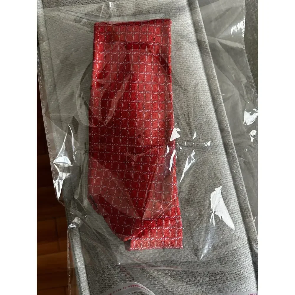 Innocenti by Tom James Silk Tie Red Blue Tall Men